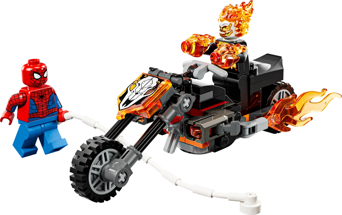 LEGO 76335 Spider-Man : L'équipe de choc de Ghost Rider - prix | Brick Broker