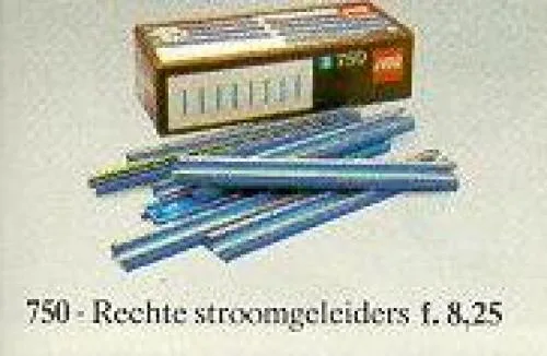 LEGO 750 8 rails droits 12V pour conduction - prix | Brick Broker
