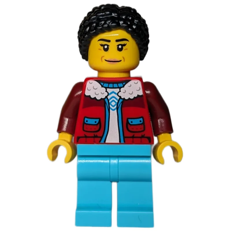 Arctic Crane Operator, Red Jacket, Medium Azu… — minifigurine LEGO | Brick Broker