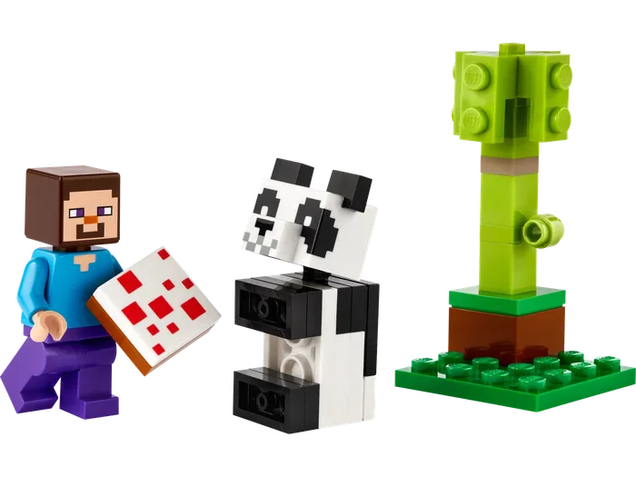 LEGO 30672 Steve et le bébé panda & L’attaque à la noix de coco de Kiki - prix | Brick Broker