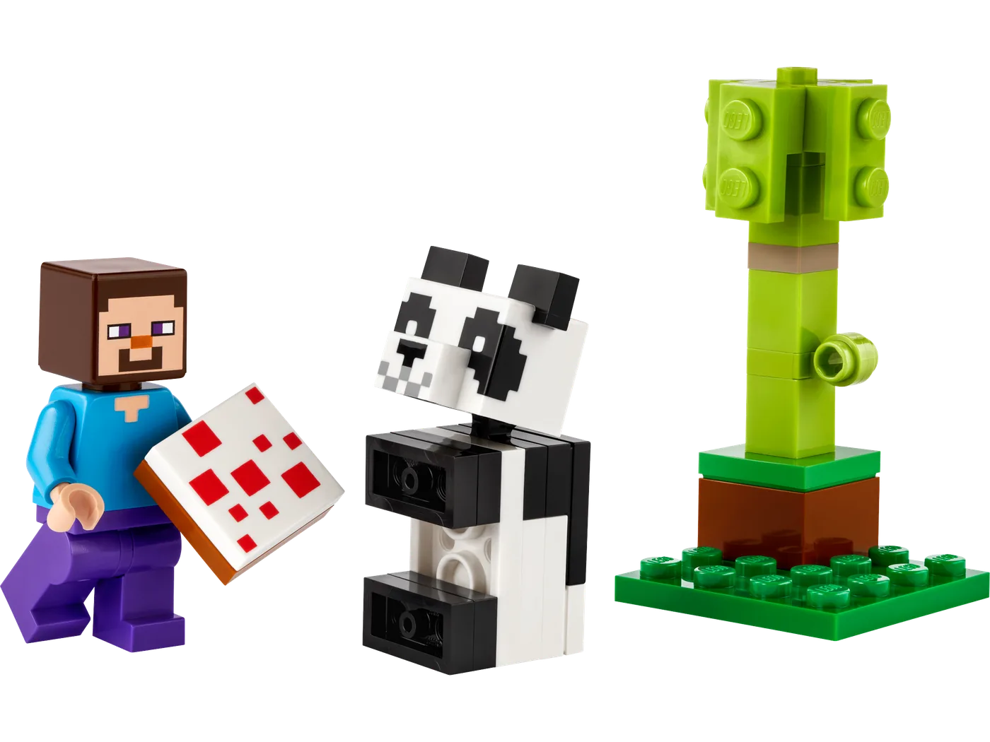 LEGO 30672 Steve et Bébé Panda - prix et où acheter | Brick Broker