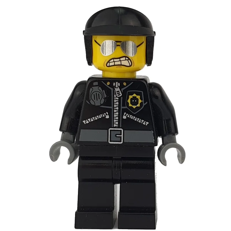 Bad Cop / Good Cop with Wide Angry Mouth and… — minifigurine LEGO | Brick Broker