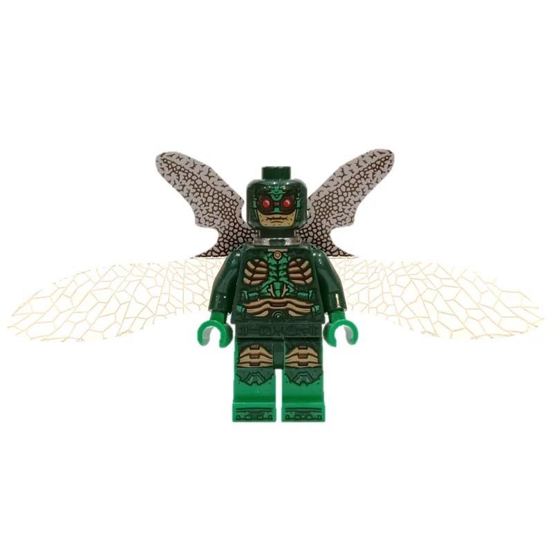 Parademon in Dark Green Outfit with Open Wings — minifigurine LEGO | Brick Broker