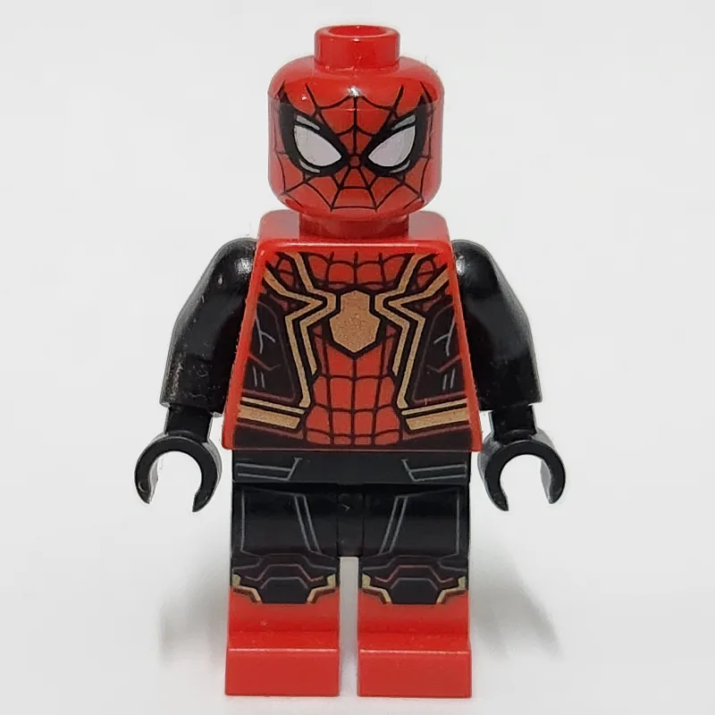 Spider-Man, Red, Black, and Gold Outfit — minifigurine LEGO | Brick Broker