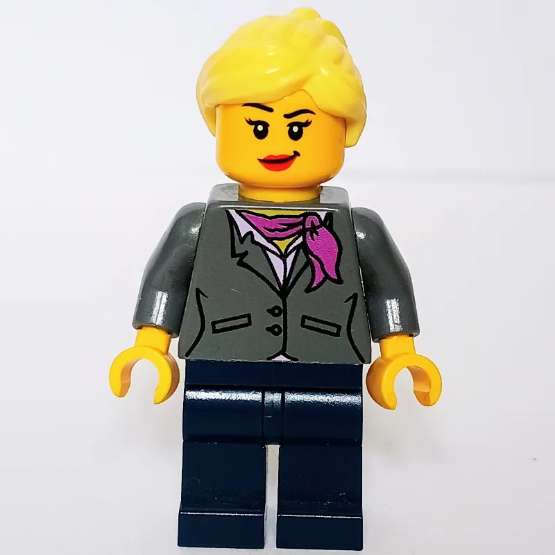 Dark Bluish Gray Torso, Dark Blue Legs, Brigh… — minifigurine LEGO | Brick Broker