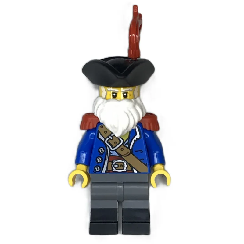 Pirate Captain Ogel, Blue Torso, Dark Bluish… — minifigurine LEGO | Brick Broker