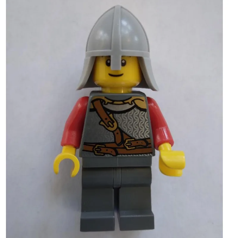 Knight, Armor with Straps, Light Bluish Gray… — minifigurine LEGO | Brick Broker