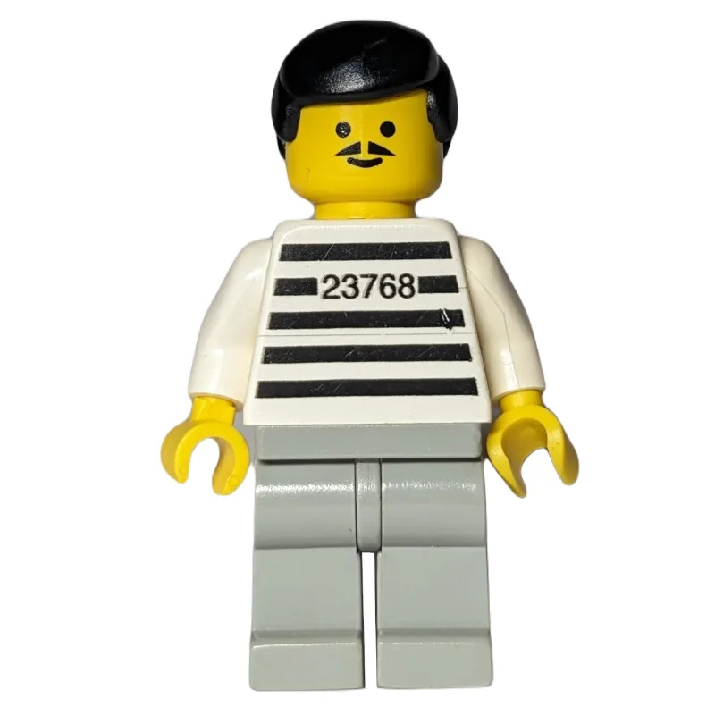 Jailbreak Joe, Prison Shirt with #23768, Ligh… — minifigurine LEGO | Brick Broker