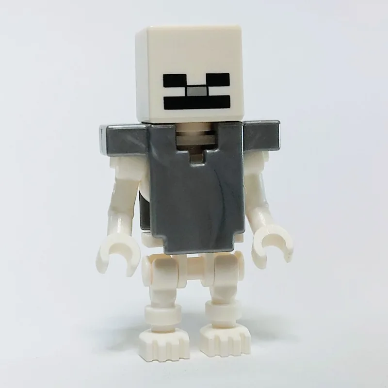Skeleton, Square Skull, Flat Silver Armor — minifigurine LEGO | Brick Broker