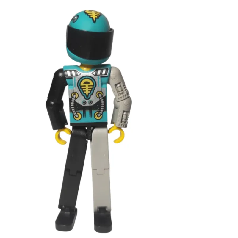 Technic Figure Black/Light Gray Legs, Dark Tu… — minifigurine LEGO | Brick Broker