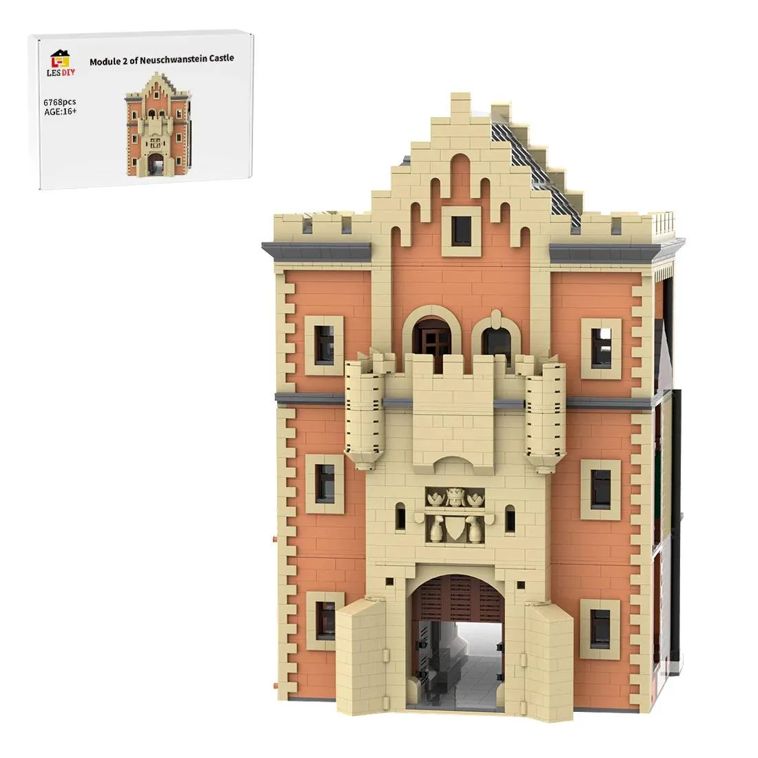 LesDiy Guérite Module central 2 du château de Neuschwanstein (LESDIY-3598316) - prix | Brick Broker