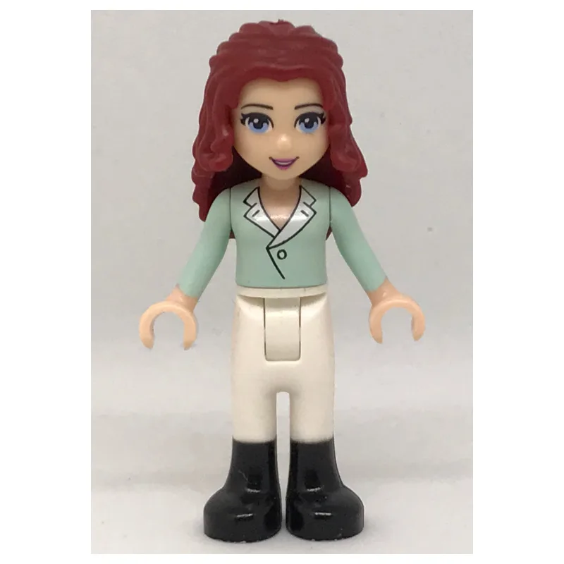 Theresa - Light Aqua Top, White Trousers — minifigurine LEGO | Brick Broker