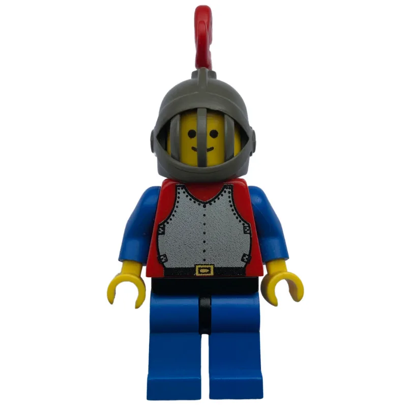 Knight (Breastplate on Red) - Blue Legs, Red… — minifigurine LEGO | Brick Broker