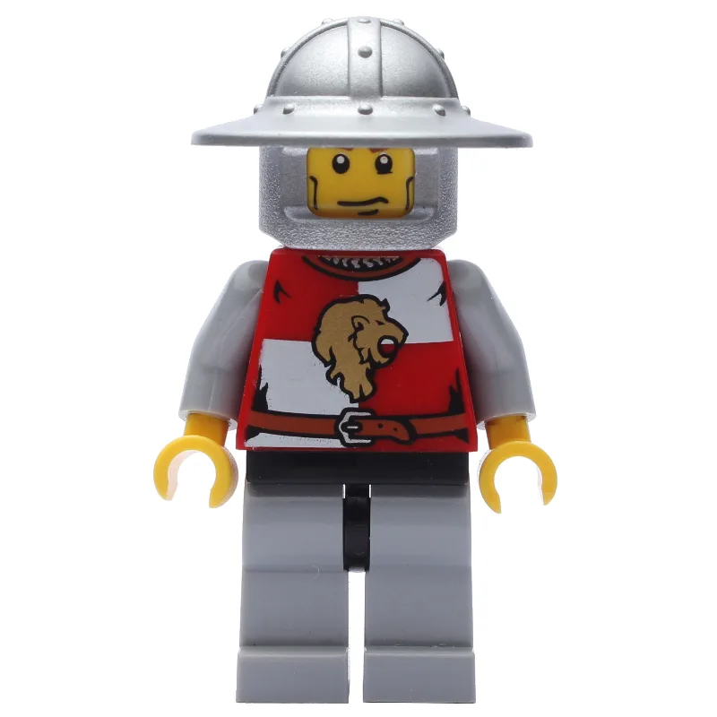 Lion Knight, Wide Brim Helmet, Cheek Lines /… — minifigurine LEGO | Brick Broker