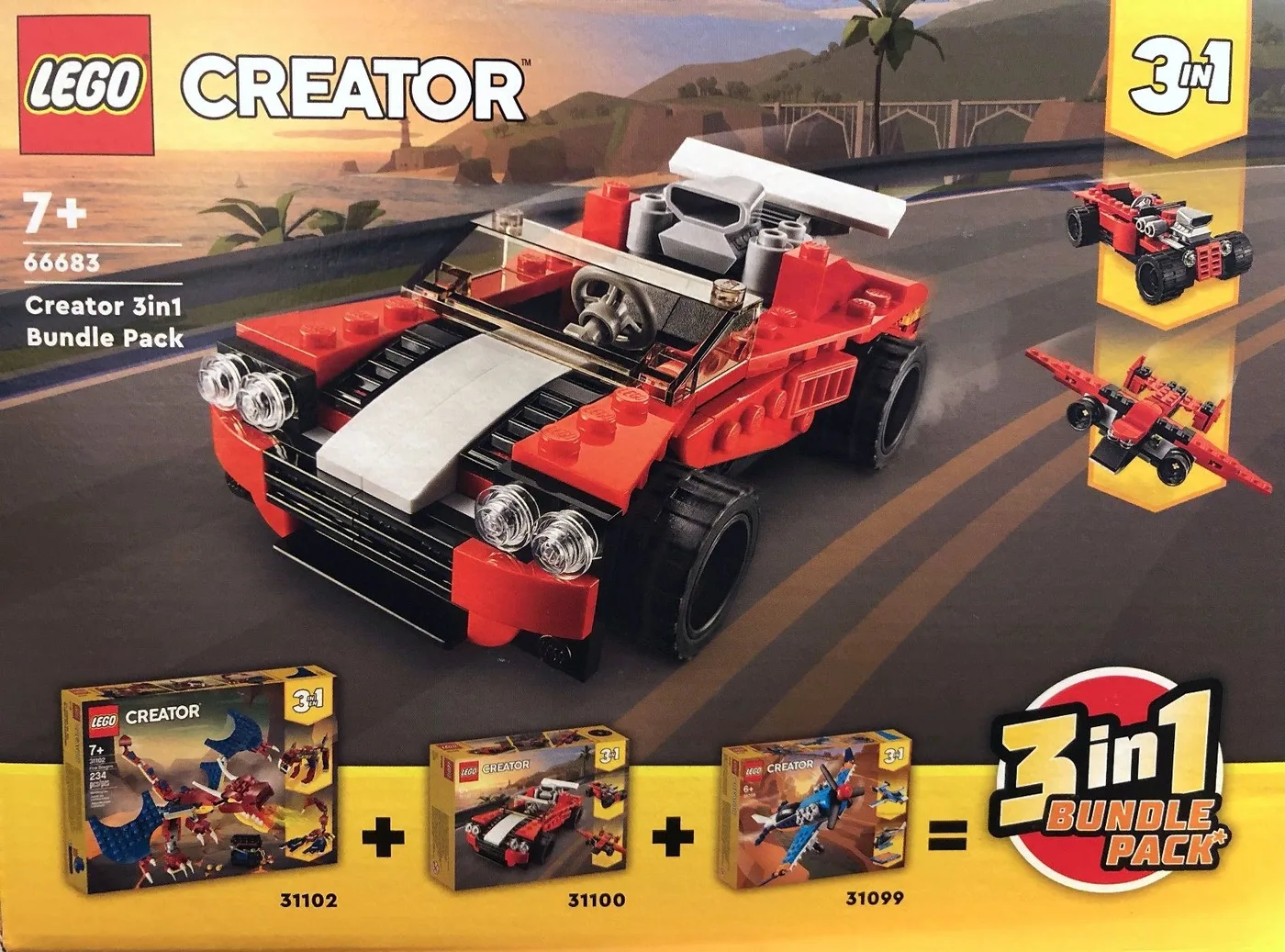 LEGO 66683 Creator 3en1 Pack Groupé - prix | Brick Broker