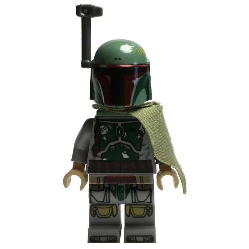 Boba Fett, Helmet, Jetpack Neckwear, Olive Gr… — minifigurine LEGO | Brick Broker