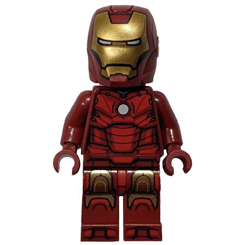 Iron Man Mark 3 Armor, Trans-Light Blue Head — minifigurine LEGO | Brick Broker