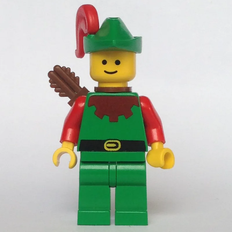 Forestman Archer (Forestmen) - Red, Green Hat… — minifigurine LEGO | Brick Broker