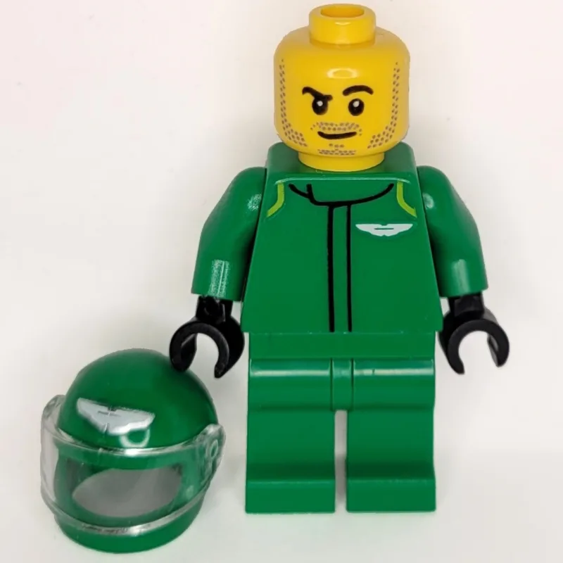 F1 Driver, Aston Martin, Green Suit — dans quels sets LEGO ? (fig-015948) | Brick Broker