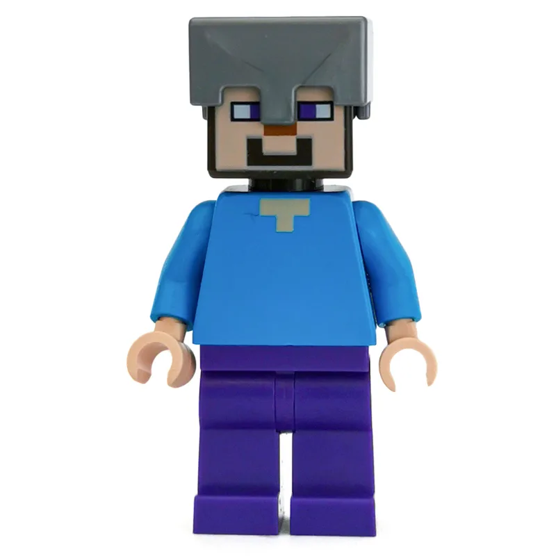 Steve in Flat Silver Helmet — dans quels sets LEGO ? (fig-006492) | Brick Broker