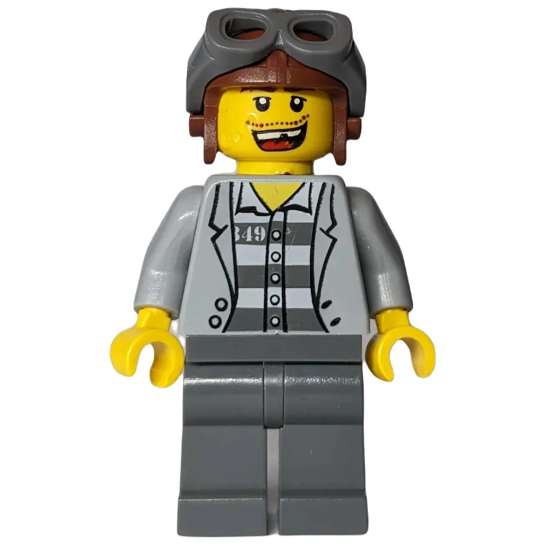 Criminal, Open Light Bluish Gray Jacket over… — minifigurine LEGO | Brick Broker