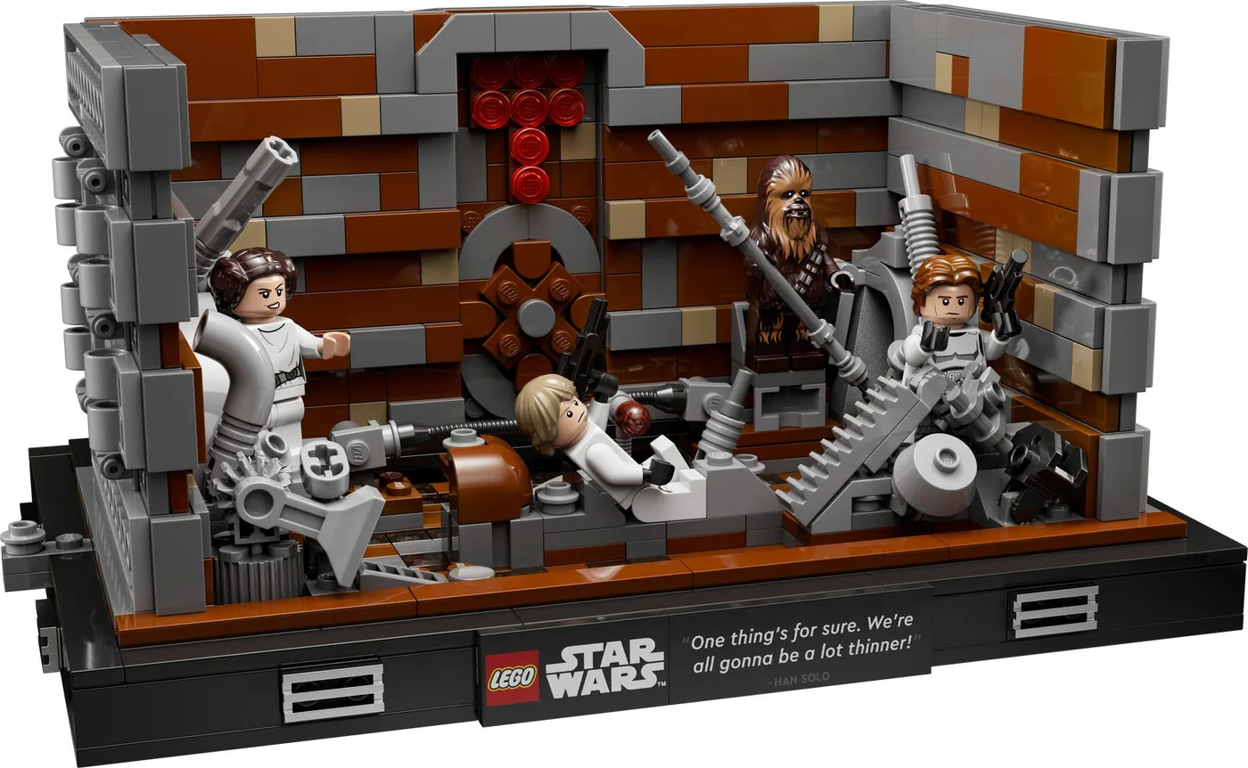 LEGO 75339 Diorama du compacteur de déchets de l’Étoile de la Mort™ - prix | Brick Broker