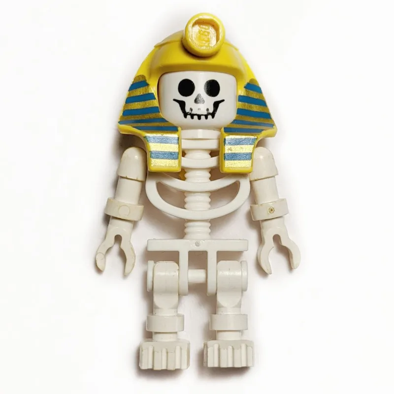 Skeleton, Standard Face, Mummy Headdress, Blu… — minifigurine LEGO | Brick Broker