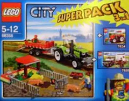 LEGO 66358 Pack Super City 3 en 1 - prix | Brick Broker