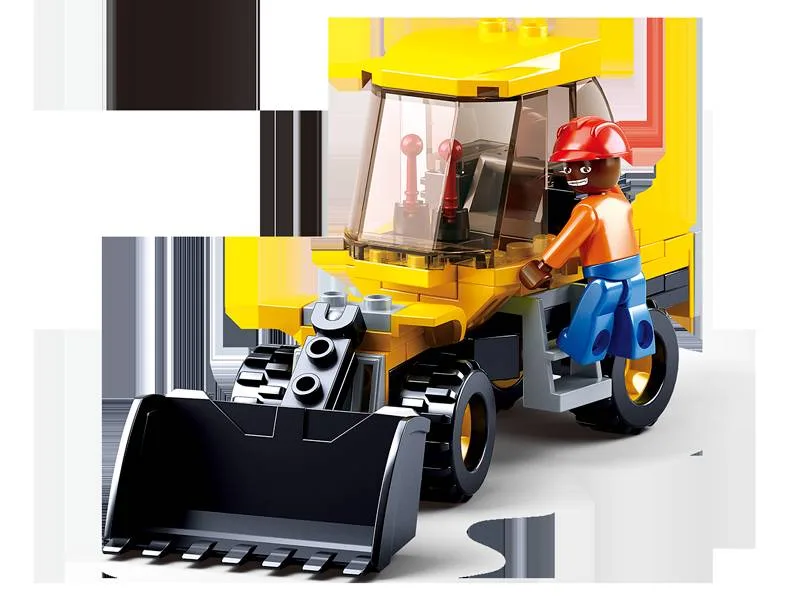 Sluban Chargeuse sur roues compacte (SLB-M38-B0377B) - prix | Brick Broker