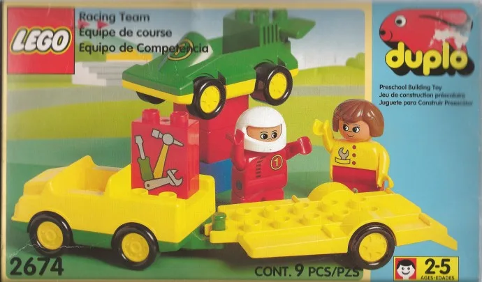LEGO 2674 Équipe de course - prix et où acheter | Brick Broker