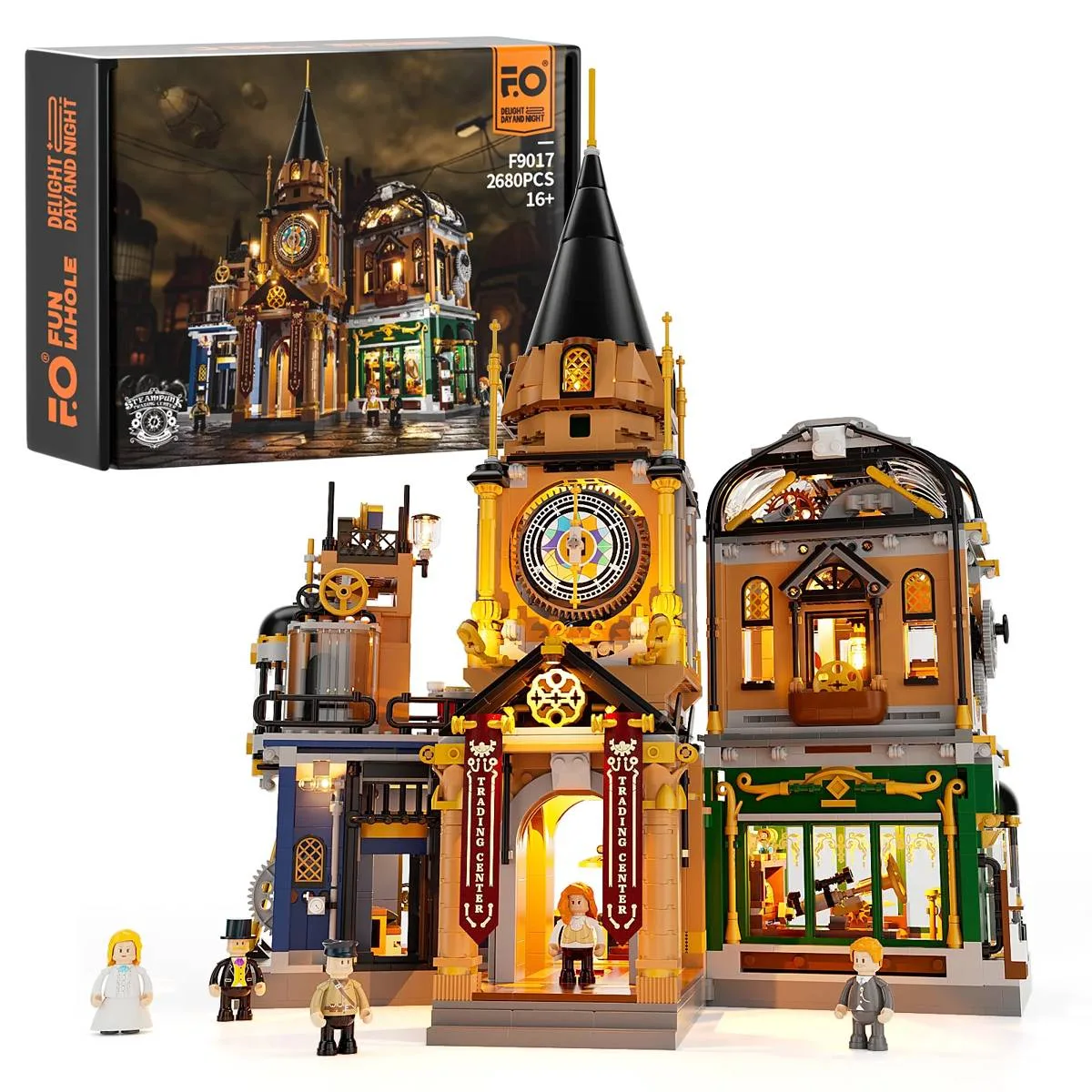 Lumibricks Centre commercial Steampunk (LUMI-F9017) - prix | Brick Broker
