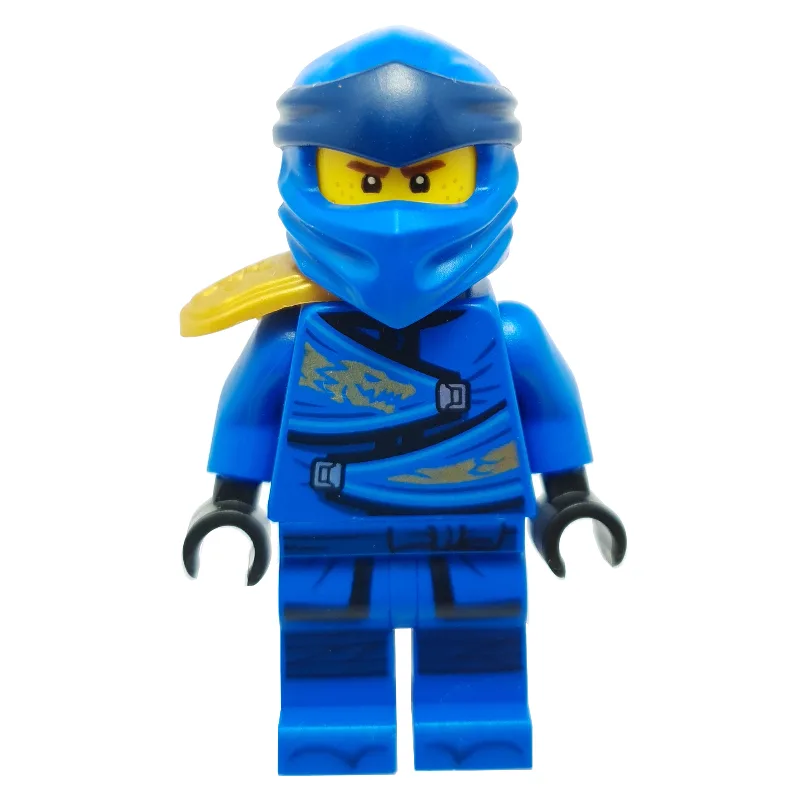 Jay with Pearl Gold Shoulder Cover (Legacy) — minifigurine LEGO | Brick Broker