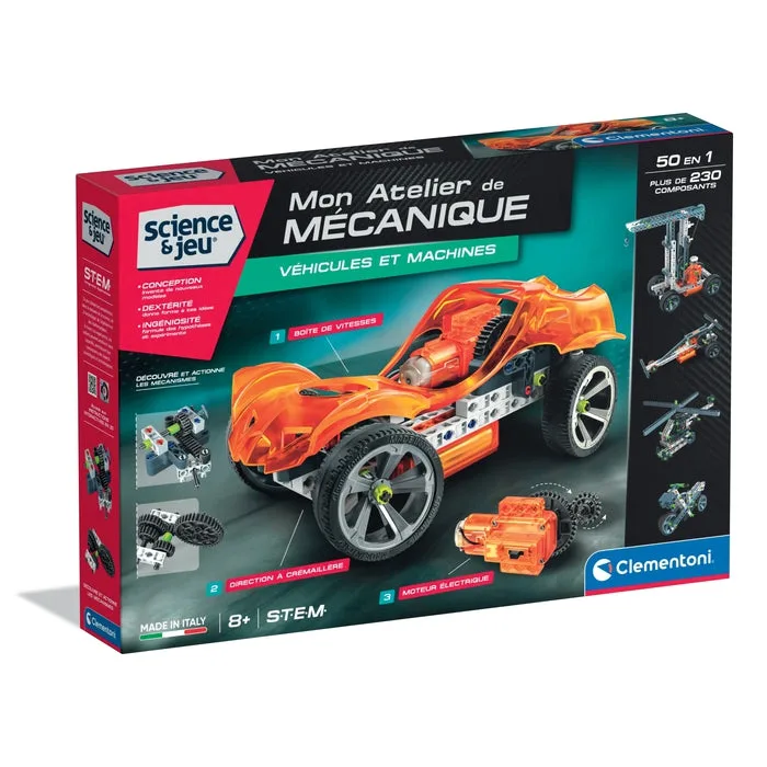 Clementoni Mon atelier de mécanique - Véhicules et machines (CLEM-52846) - prix | Brick Broker