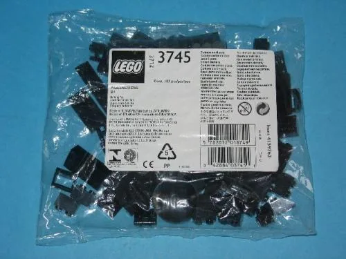 LEGO 3745 Briques noires de locomotive - prix | Brick Broker