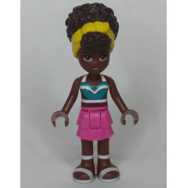 Nandi - Dark Turquoise Top, Dark Pink Skirt,… — minifigurine LEGO | Brick Broker