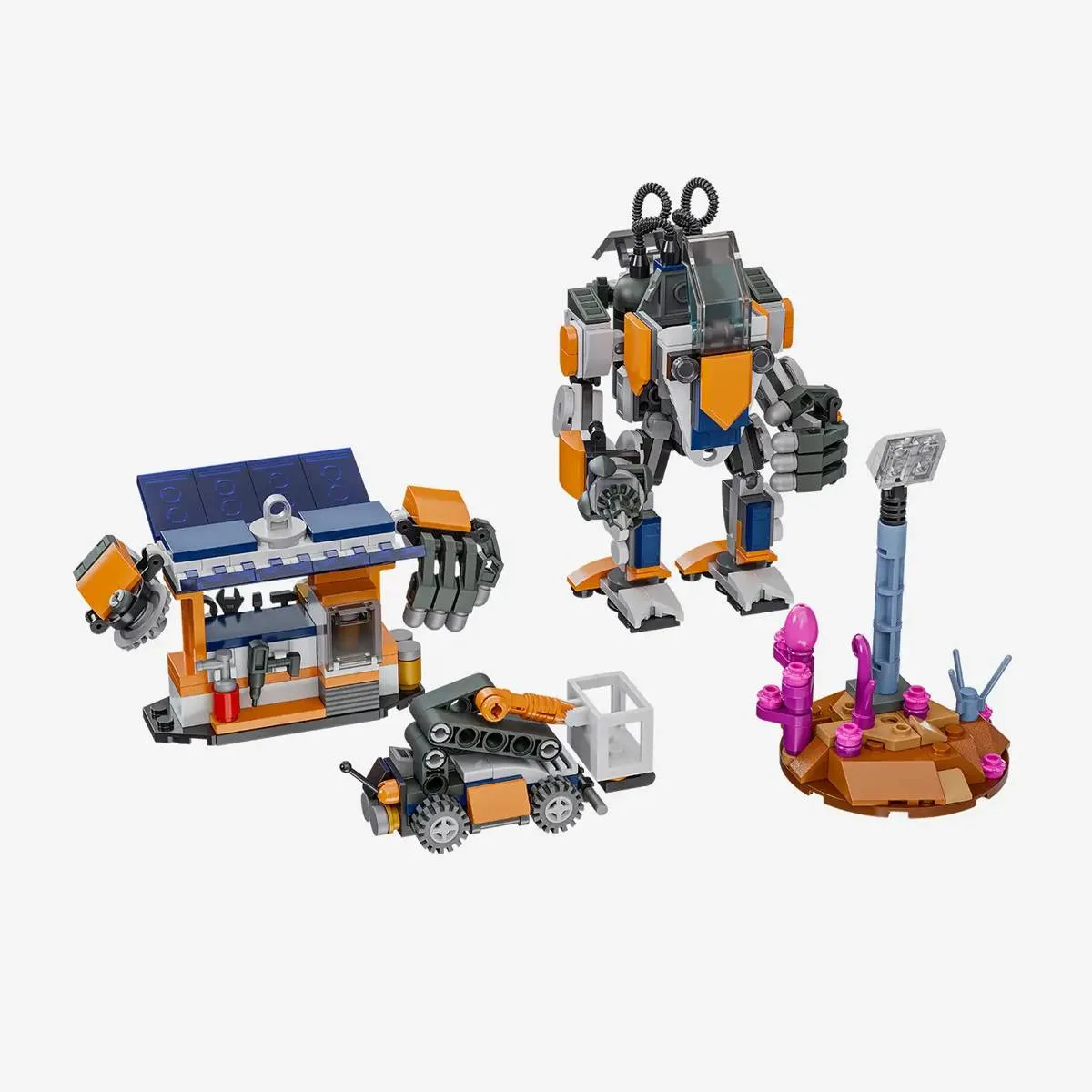 BlueBrixx Pionniers de l'espace - MECH de service (BB-108621) - prix | Brick Broker