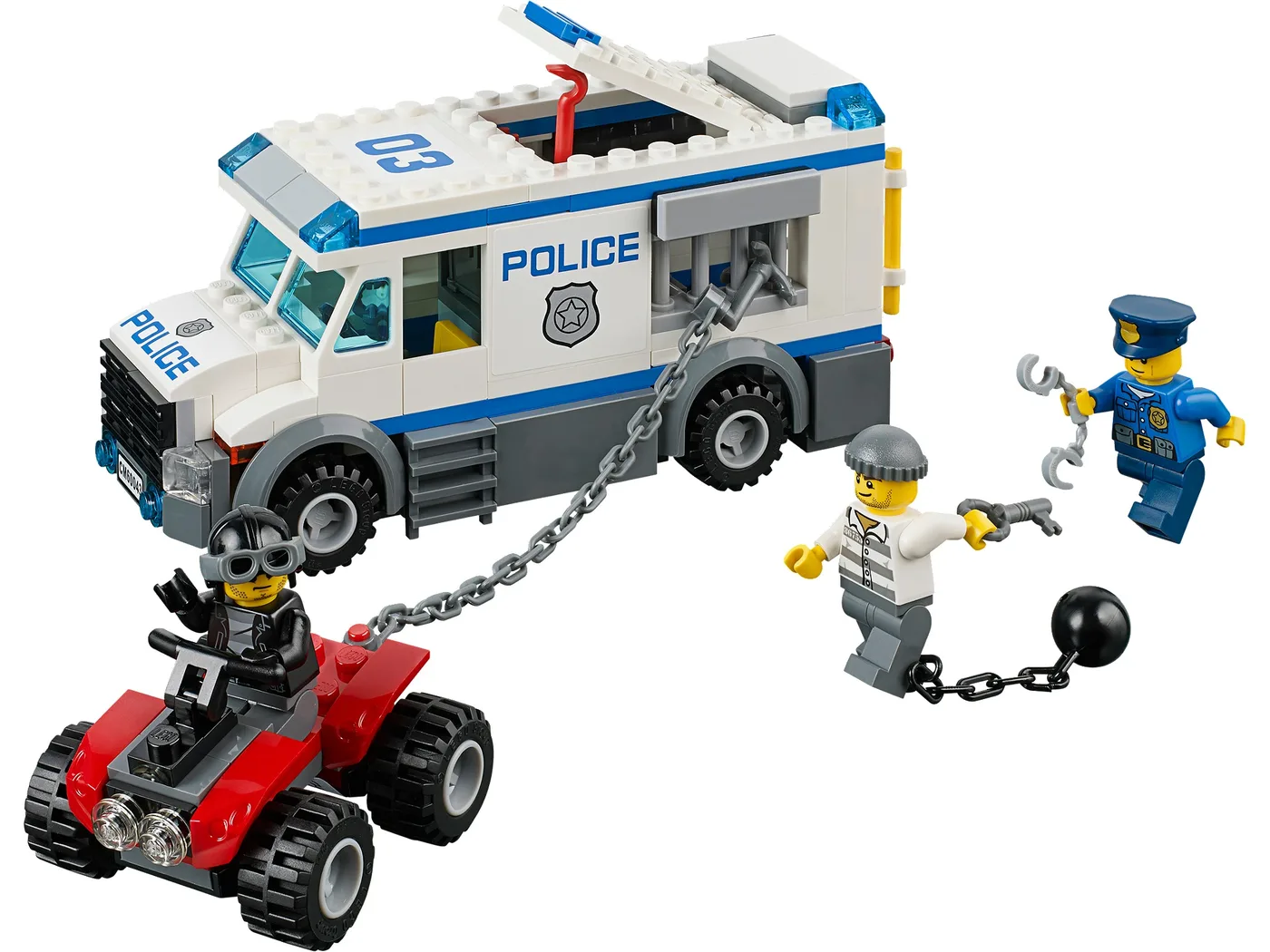 LEGO 60043 Transport de prisonniers - prix | Brick Broker