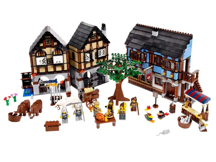 LEGO 10193 Village du marché médiéval - prix | Brick Broker