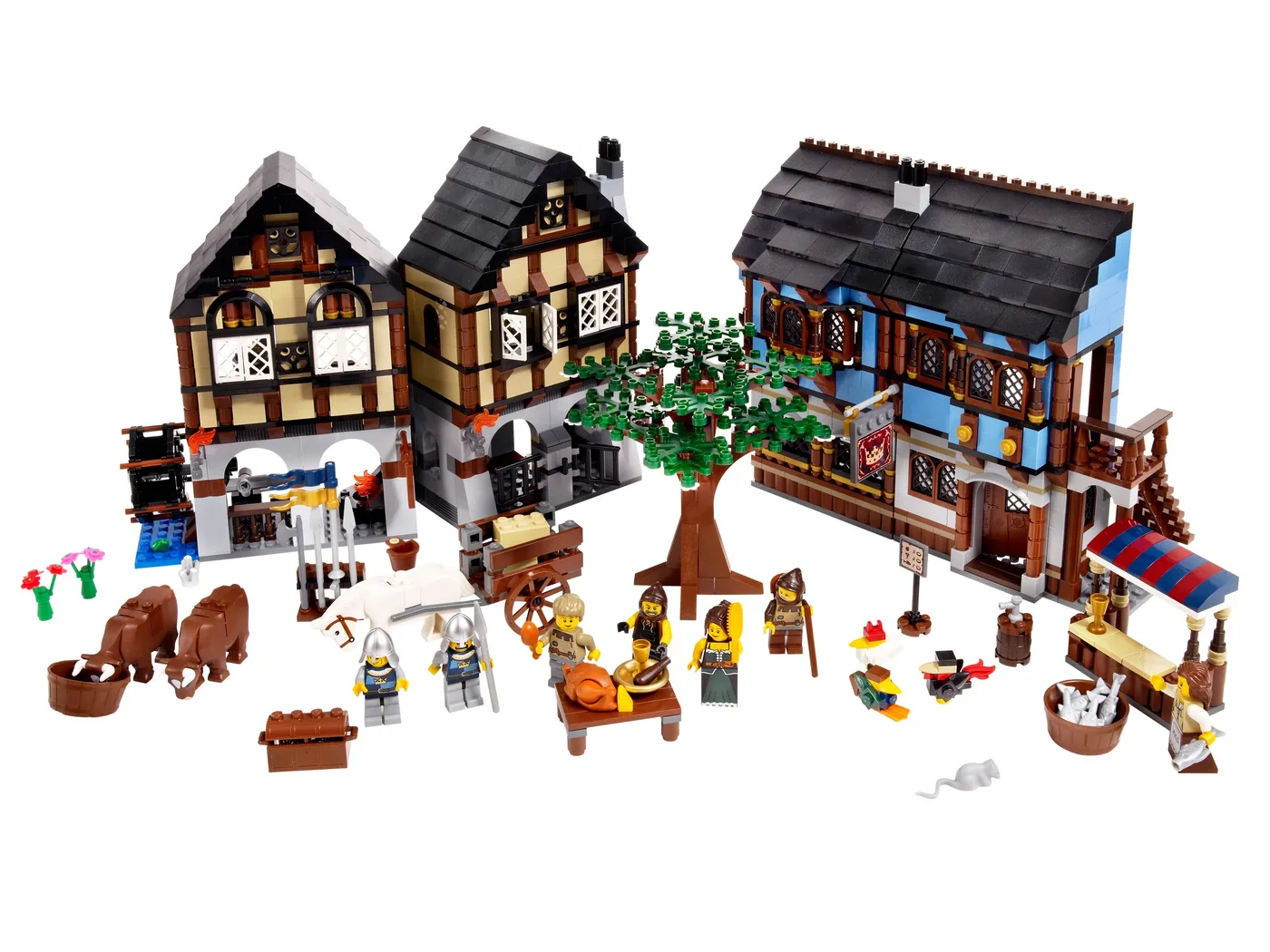 LEGO 10193 Village du marché médiéval - prix | Brick Broker
