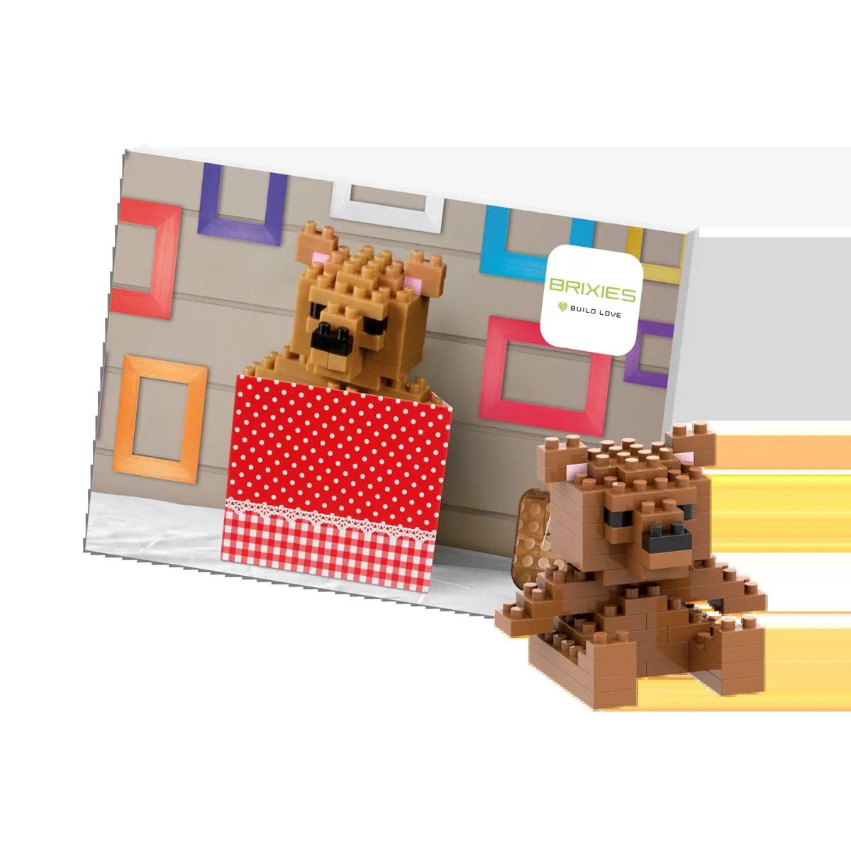 BRIXIES Carte postale Ours en peluche (BRIXIES-220.024) - prix | Brick Broker
