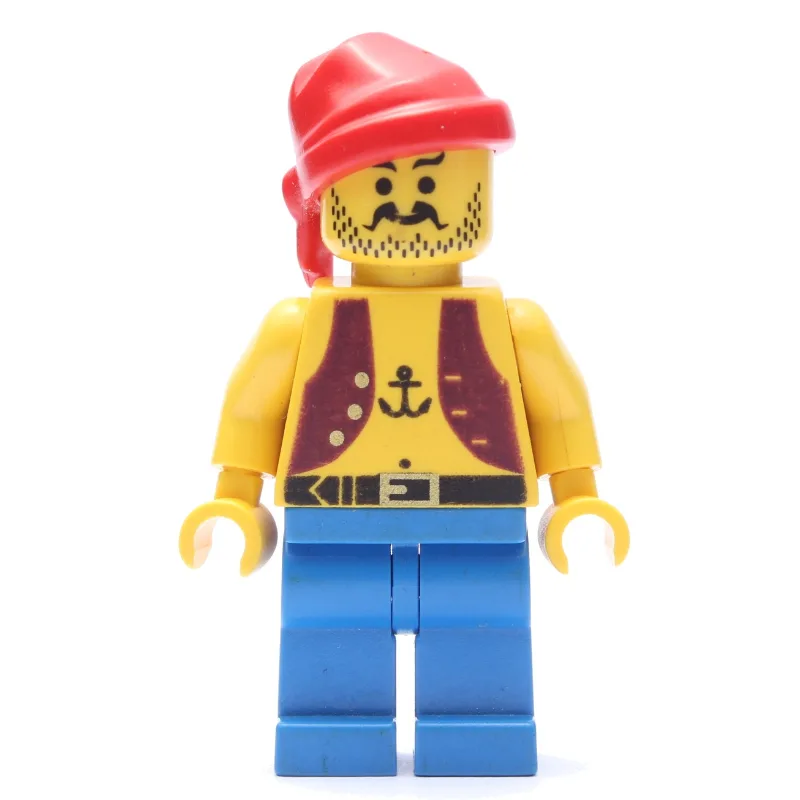 Pirate - Dark Purple Vest, Anchor Tattoo, Blu… — minifigurine LEGO | Brick Broker