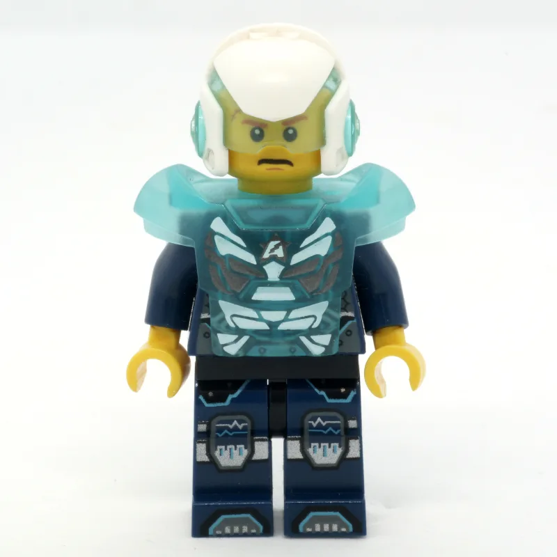 Agent Max Burns with Helmet and Shoulder Armor — minifigurine LEGO | Brick Broker