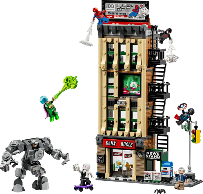 LEGO 76342 Spider-Man contre Mysterio : Le Daily Bugle - prix | Brick Broker