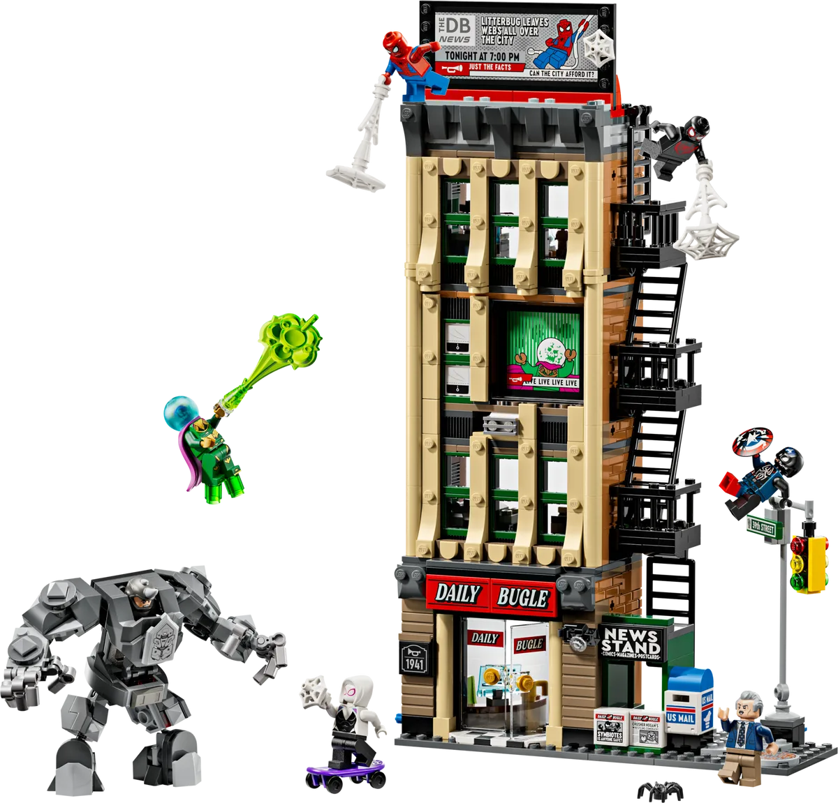 LEGO 76342 Spider-Man contre Mysterio : Le Daily Bugle - prix | Brick Broker