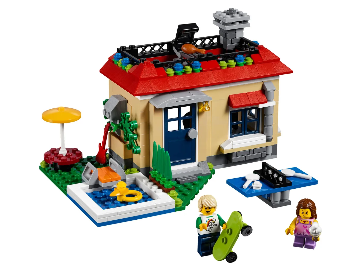 LEGO 31067 Vacances modulaires au bord de la piscine - prix | Brick Broker