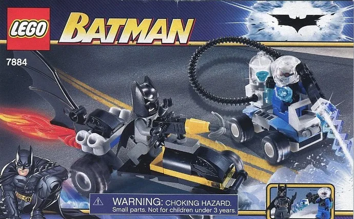LEGO 7884 Bataille avec le Batcycle de Mr Freeze - prix | Brick Broker