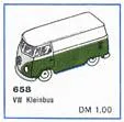 LEGO 658 1:87 Camionnette VW - prix et où acheter | Brick Broker