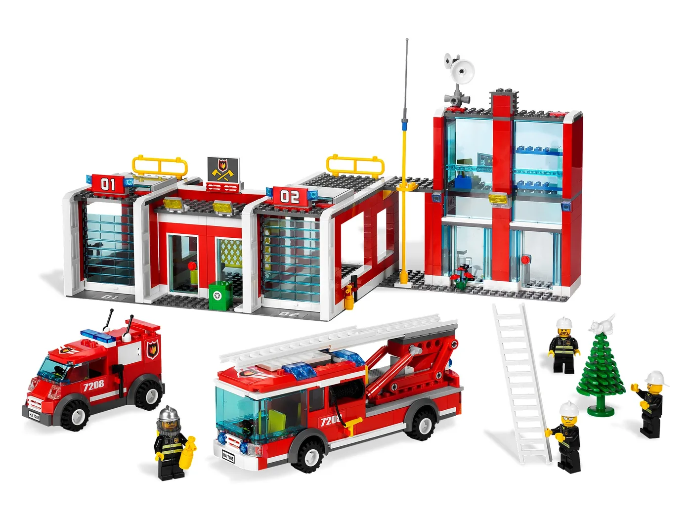 LEGO 7208 La caserne de pompiers - prix et où acheter | Brick Broker