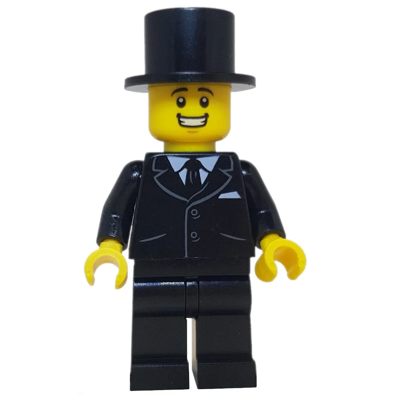 Groom, Black Suit with Tie, Top Hat — dans quels sets LEGO ? (fig-010023) | Brick Broker