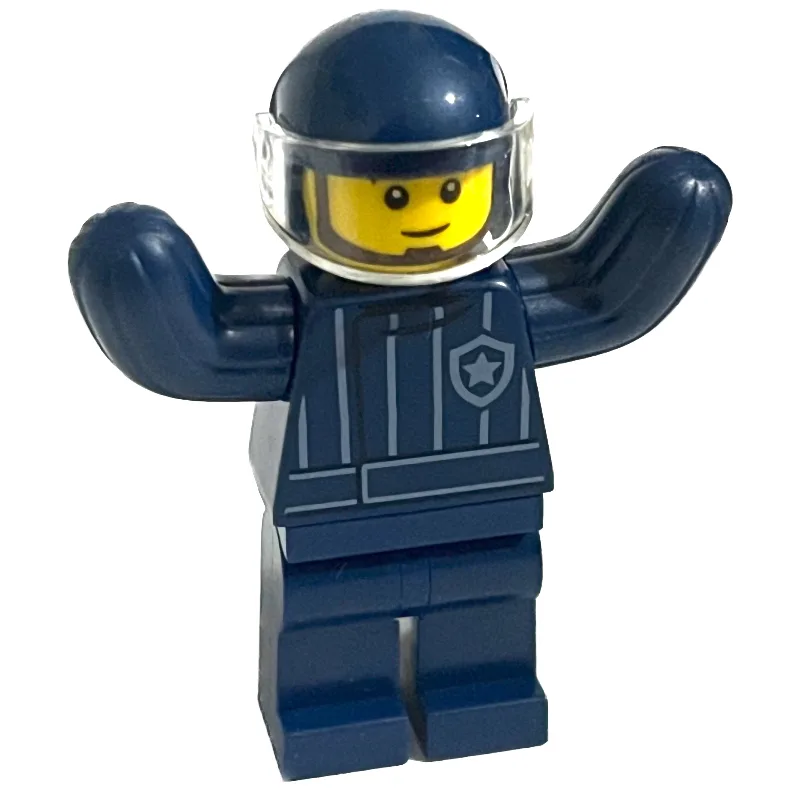 Police Officer Dog Trainer, Padded Suit — minifigurine LEGO | Brick Broker